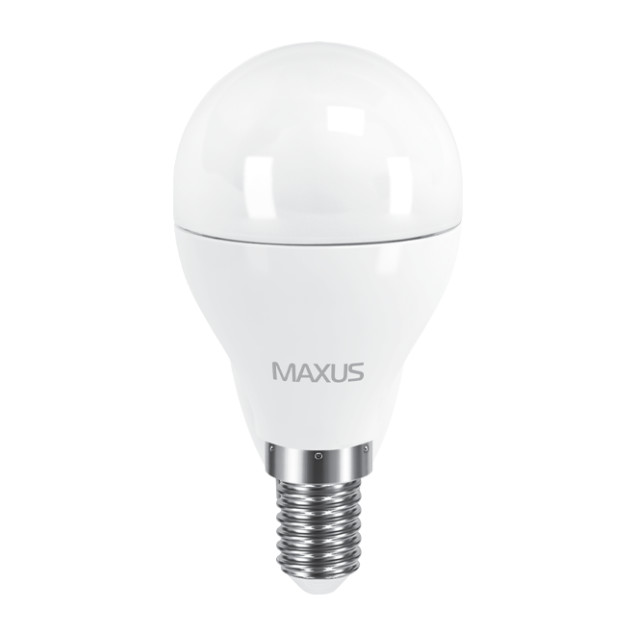 Лампочка 1-LED-543 Led Maxus G45 Шар 6W Мягкий свет Е14 2