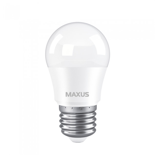 Лампочка 1-LED-542/742 Led Maxus G45 Шар 5W Яркий свет Е27 2